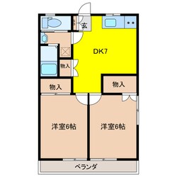 ドリームハイツ（熊谷市曙町）の物件間取画像